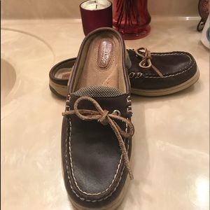 Sperry slip on shoes Dark brown Size 6